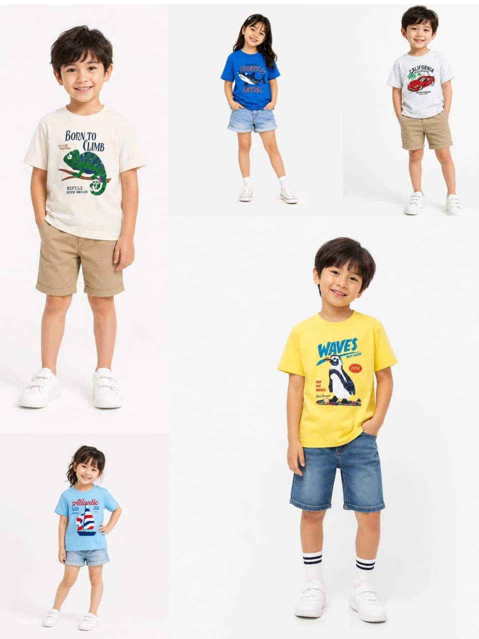 Kaos Anak Gambar 3D Payet TPN Cotton Sequin Graphic Tee - 2651