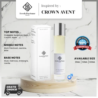 FRESH PARFUM Crown Avent Premium Extrait de  Parfum Pria Cowo Refill Fragrance Refil Impor Tahan Lama Minyak Wangi Natural