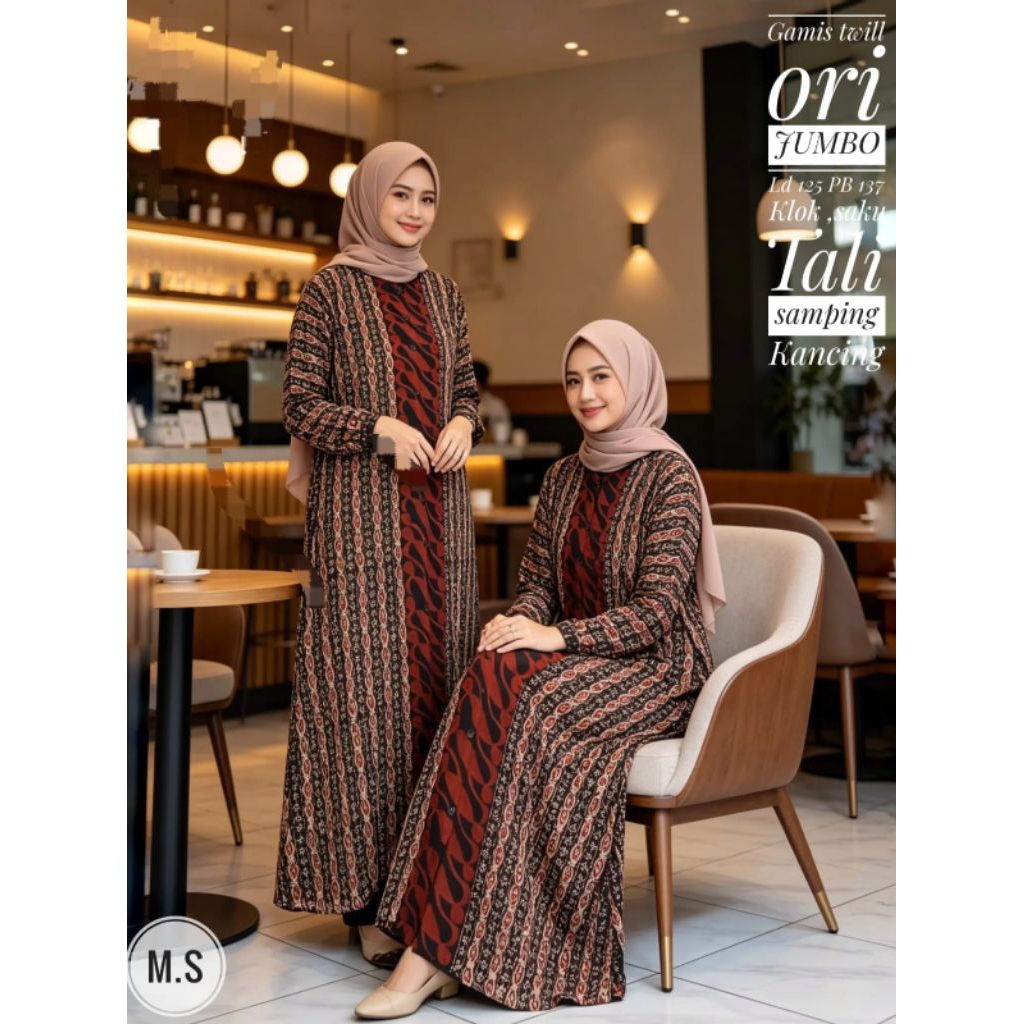 Gamis Twill Jumbo Dan Shopee Indonesia 7