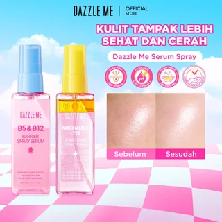 [SKINCARE] Dazzle Me Niacinamide-TXA Brightening Spray Serum And B5 & B12 Barrier Spray Serum Hydrating Glow Mist untuk Kulit Kusam Kering Sensitif Dapat Melembabkan Menenangkan Dan Meratakan Warna Kulit Serta Menjaga Skin Barrier