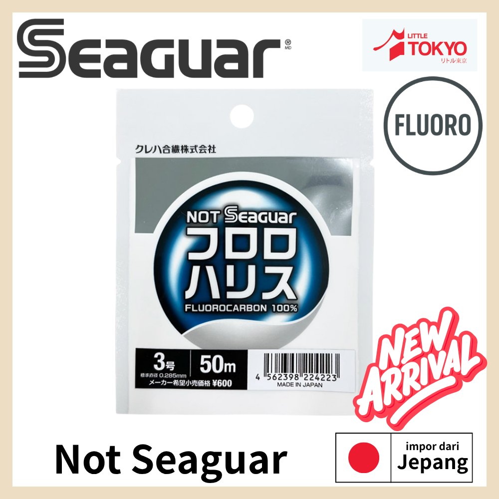 Senar Pancing Not Seaguar Fluoro Shock Leader Premium 30m 40m 50m Original Made in Japan