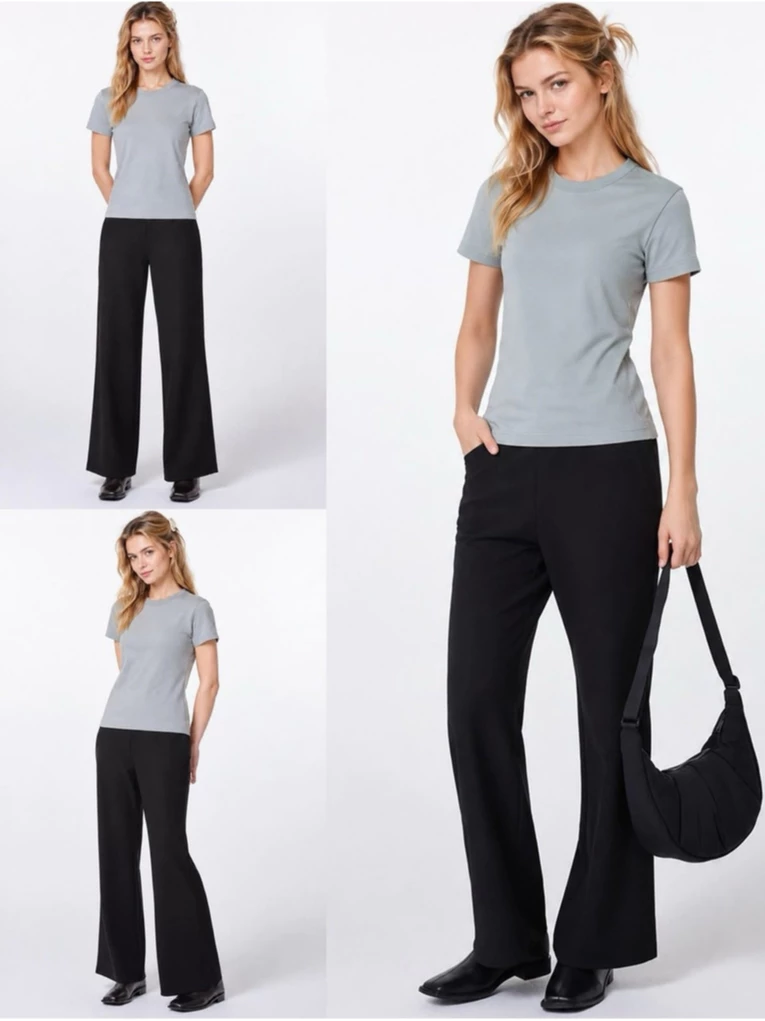 Celana Panjang Wanita TPN Women's Bootcut Easy Slacks Pants - 3394