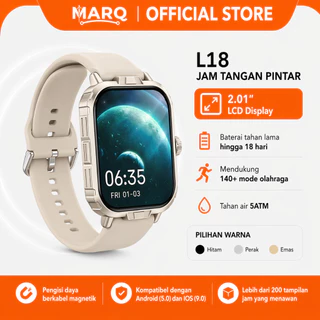Smartwatch Watch Layar Besar 1.99 Inci Dukung Panggilan Bluetooth Monitor Kesehatan Oksigen Tekanan Darah Siklus Menstruasi Mode Olahraga Lengkap Tahan Air Beragam Warna