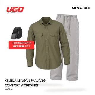 Men & Clo Kemeja Outer Lengan Panjang Comfort Workshirt Double Pocket 76604