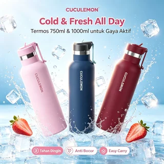 Cuculemon Botol Tumbler 1L Vacuum Stainless Steel