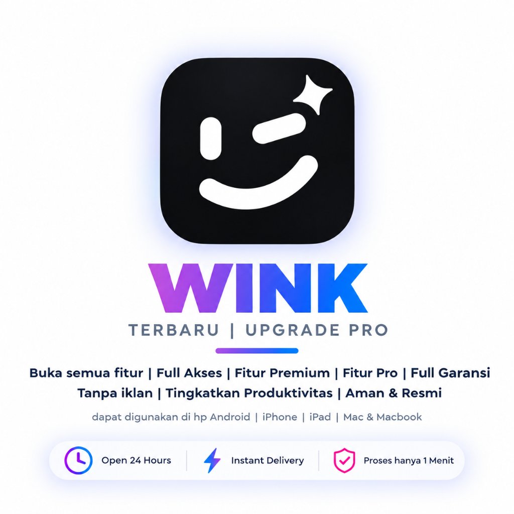 Jual WINK PRO VIP Premium AI Video Enhancer 4K Penjernih Video HD All ...