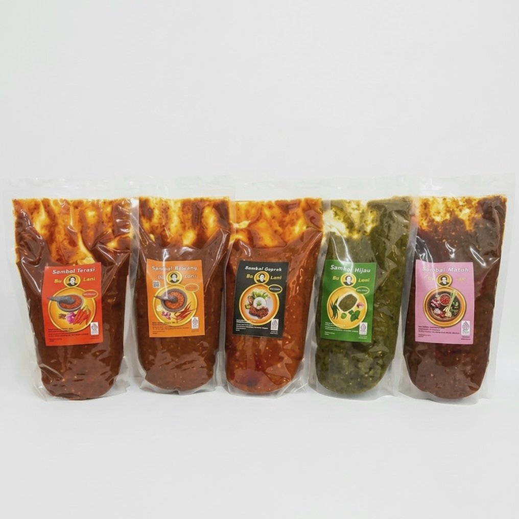 Jual Bu Lani Sambal Terasi Bawang Geprek Hijau Ekonomis Matah 1kg