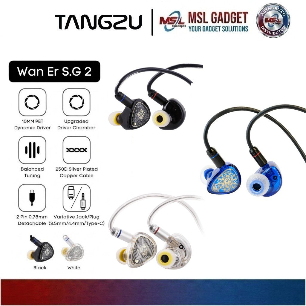 Jual TANGZU Waner SG 2 Dynamic Driver Earphone In Ear Monitor IEM Jack ...