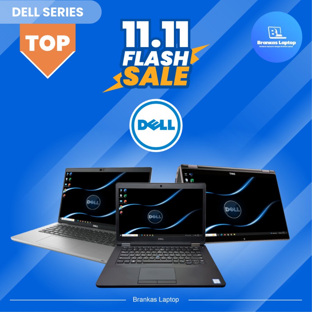 Laptop Dell Latitude Core i5 / i7 RAM 8GB SSD 256 | Second Original Dan Murah