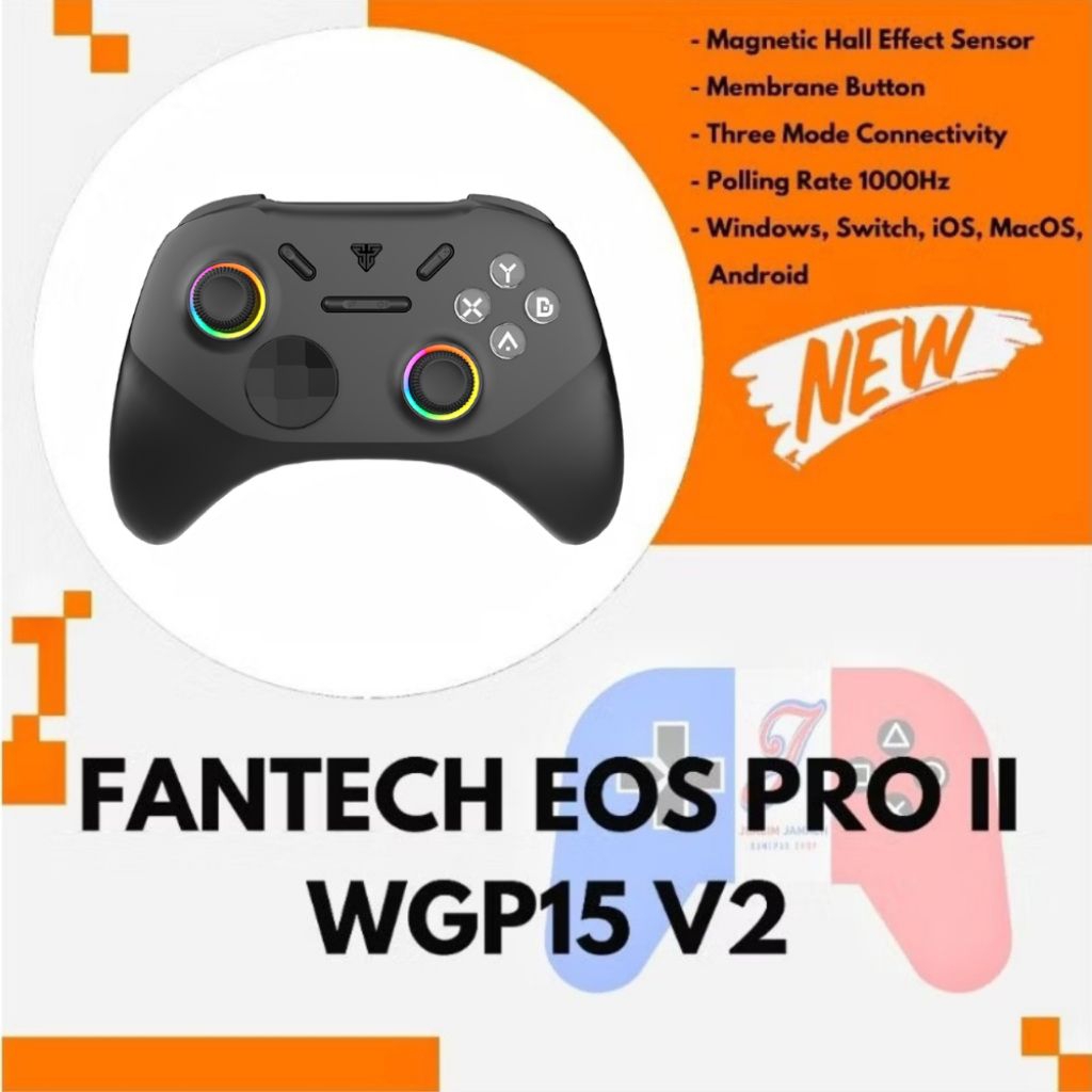 Jual Fantech Eos Pro II WGP15 V2 - Wireless Controller (Black) | Shopee ...