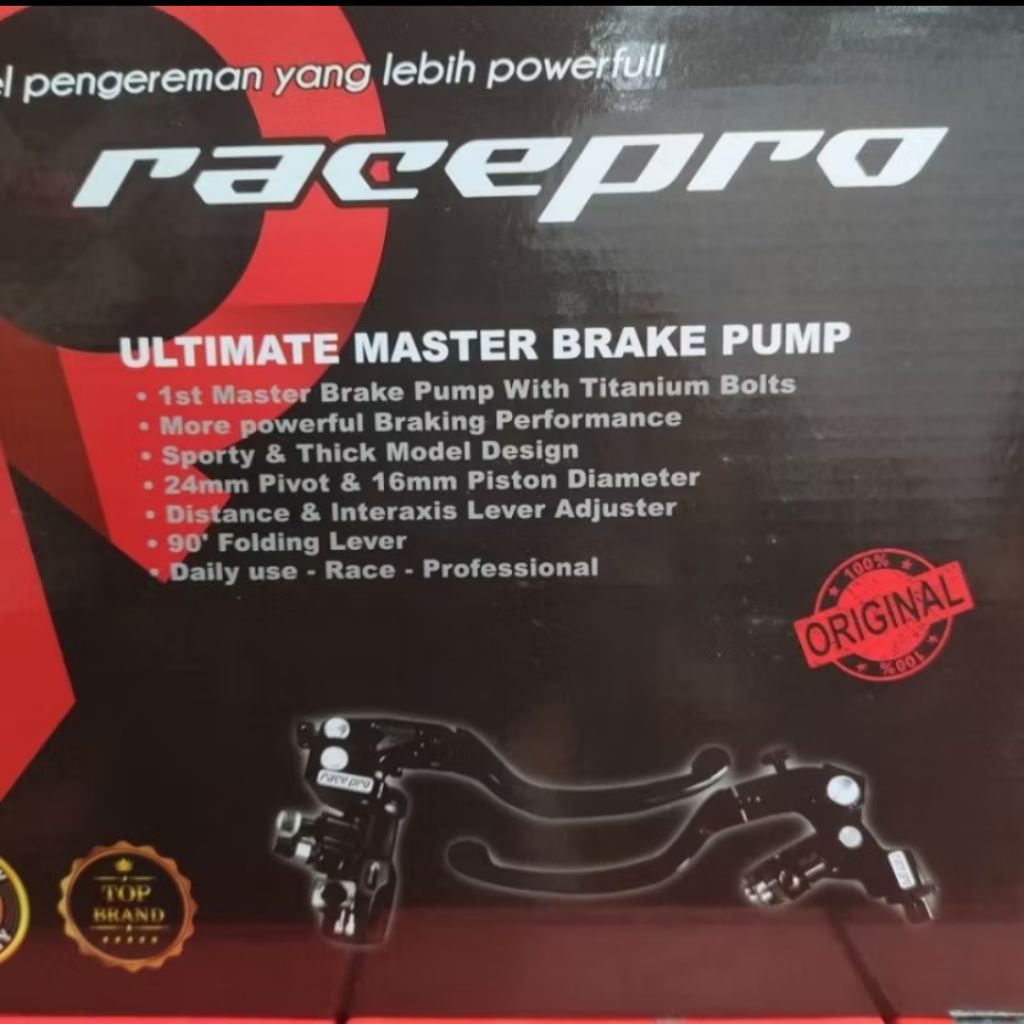 Jual MASTER REM RACEPRO RACEPRO RADIAL ORIGINAL KANAN KIRI KOPLING V3 ...