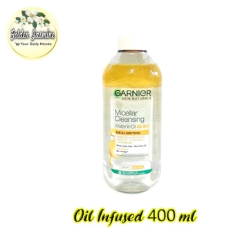Micellar Water Garnier Pink Blue Oil Infused Rose 400ml