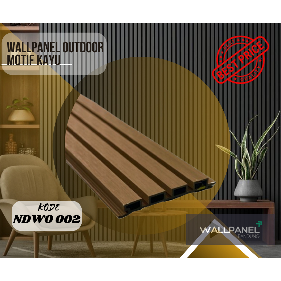 Jual Panel Indo Wallpanel Outdoor (INSTANT BANDUNG) Motif Kayu ...