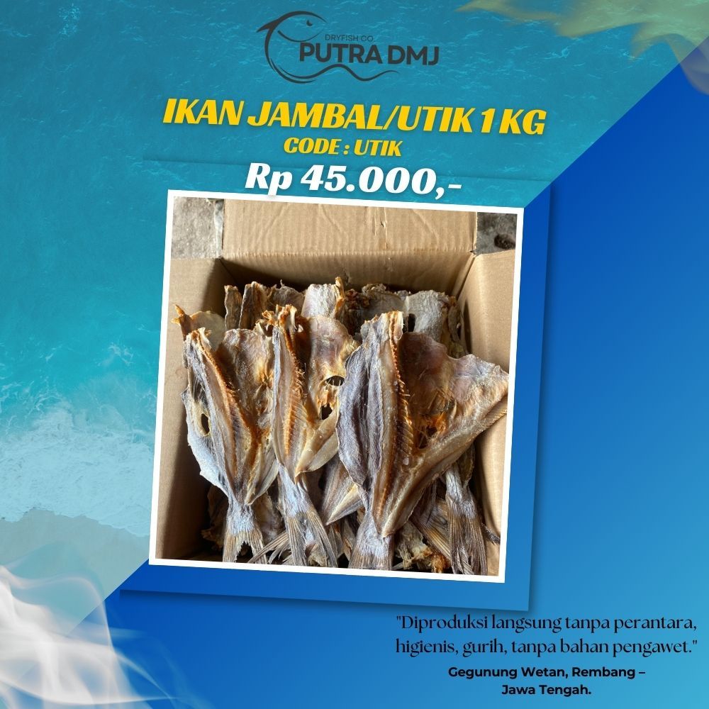 Jual Ikan Asin Jambal / Utik Kering 1Kg – Tanpa Pengawet, Gurih ...