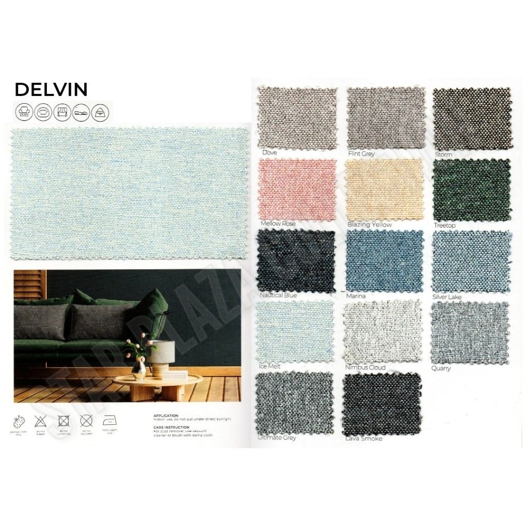 Jual Bahan Kain Kanvas Premium Regency Fabric - Delvin (Furniture, Sofa ...
