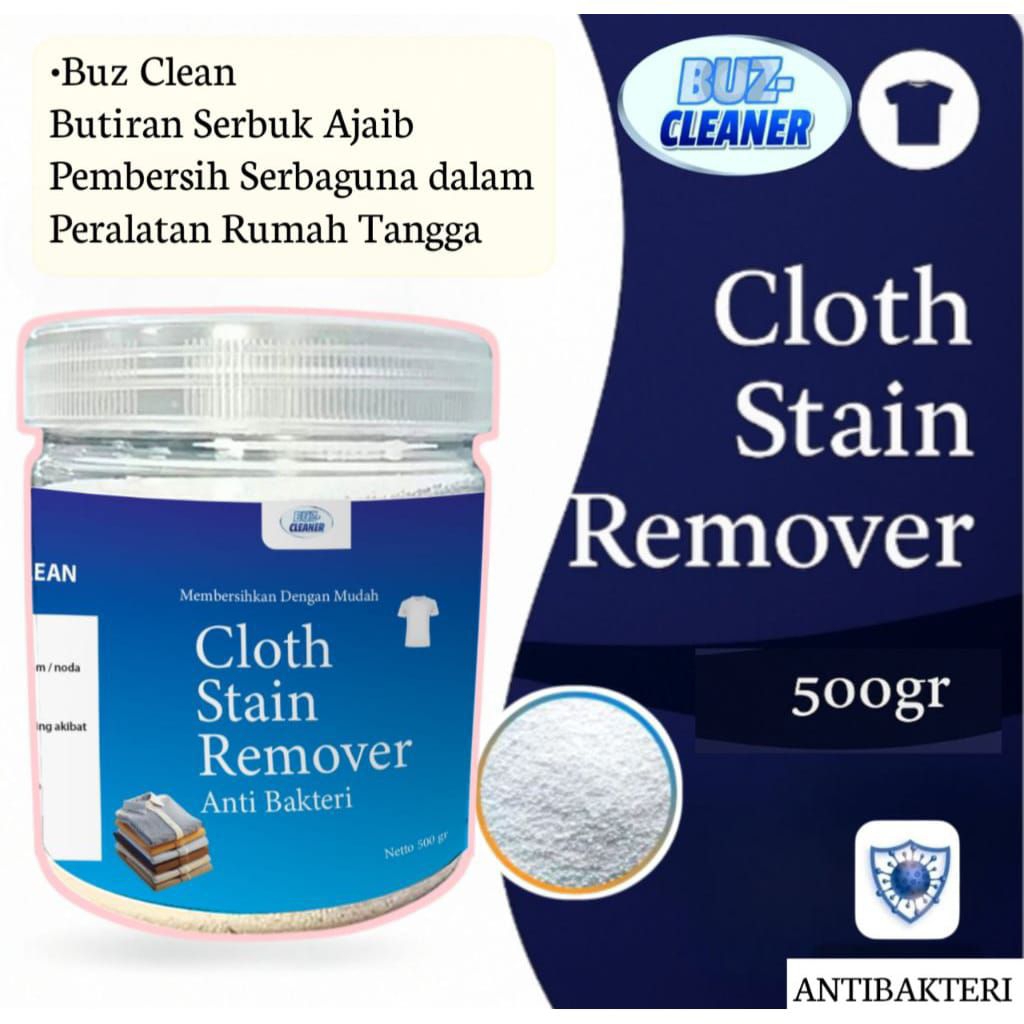 Jual BUZ CLEANER serbuk pembersih baju -formula ampuh hilangkn noda dan ...