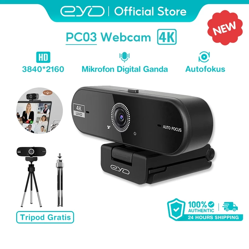 EYD UHD 4k PC Webcam Laptop