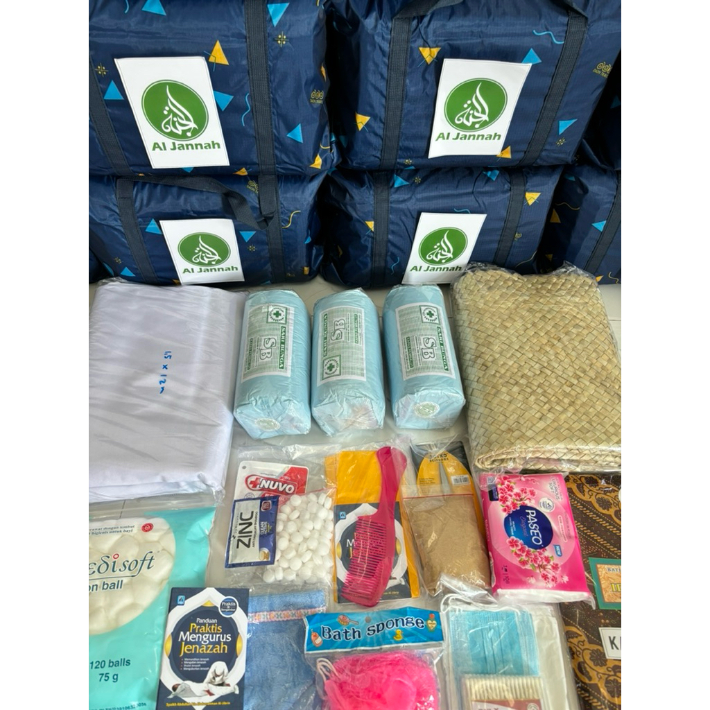 Jual Paket Kain Kafan Premium Lengkap Perawatan Jenazah | Type Kain ...