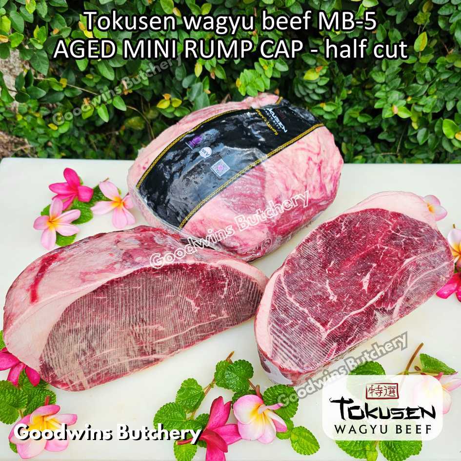 Jual Beef Wagyu Tokusen MINI RUMP ROAST HALF CUT 1.5kg marbling MBS-5 ...