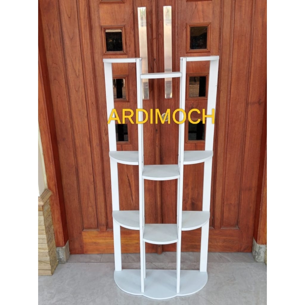 Jual Rak Bunga Kayu Serbaguna Oval-02 , Tinggi 120 cm | Shopee Indonesia