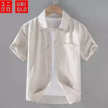 Kemeja Polos Lengan Pendek Pria UNIQ Simple Keren Berkelas Premium Quality