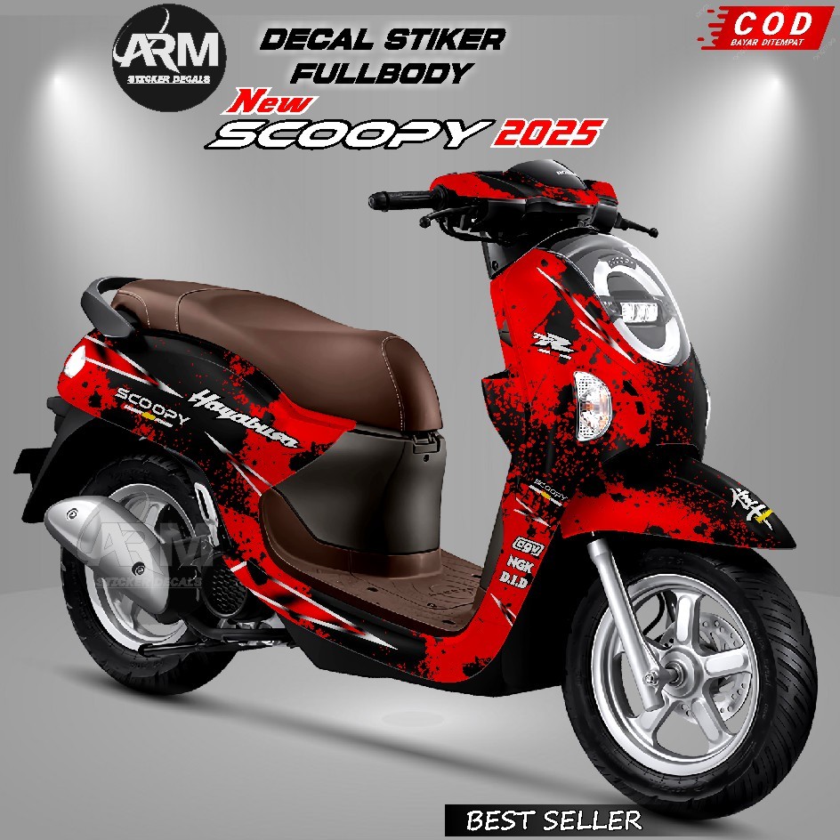 Jual COD Sticker Decal Full Body Honda Scoopy Terbaru Tahun 2025 ...