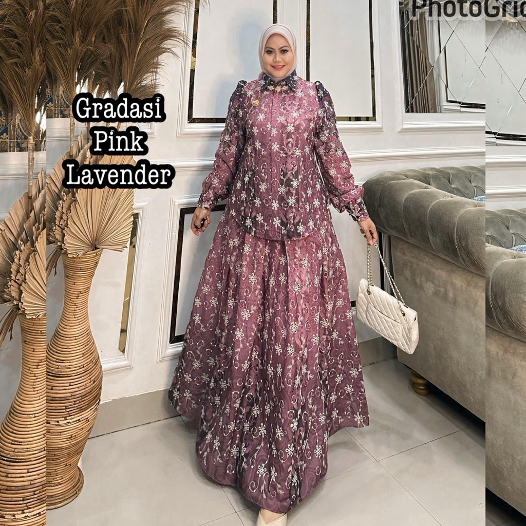 Jual QUEENASYARI - ALYA SERIES GRADASI KATBOL SET ROK LD 110-140 MUAT ...