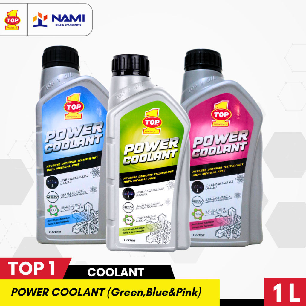 Jual *TOP 1 POWER COOLANT (Green,Blue,&Pink) 1L* Radiator Coolant ...