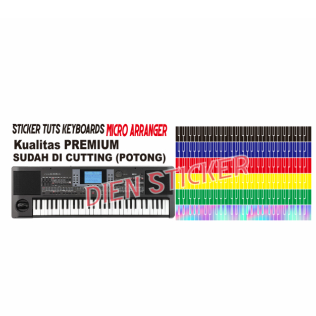 Jual STICKER TUTS KEYBOARDS MICROARRANGER | Shopee Indonesia