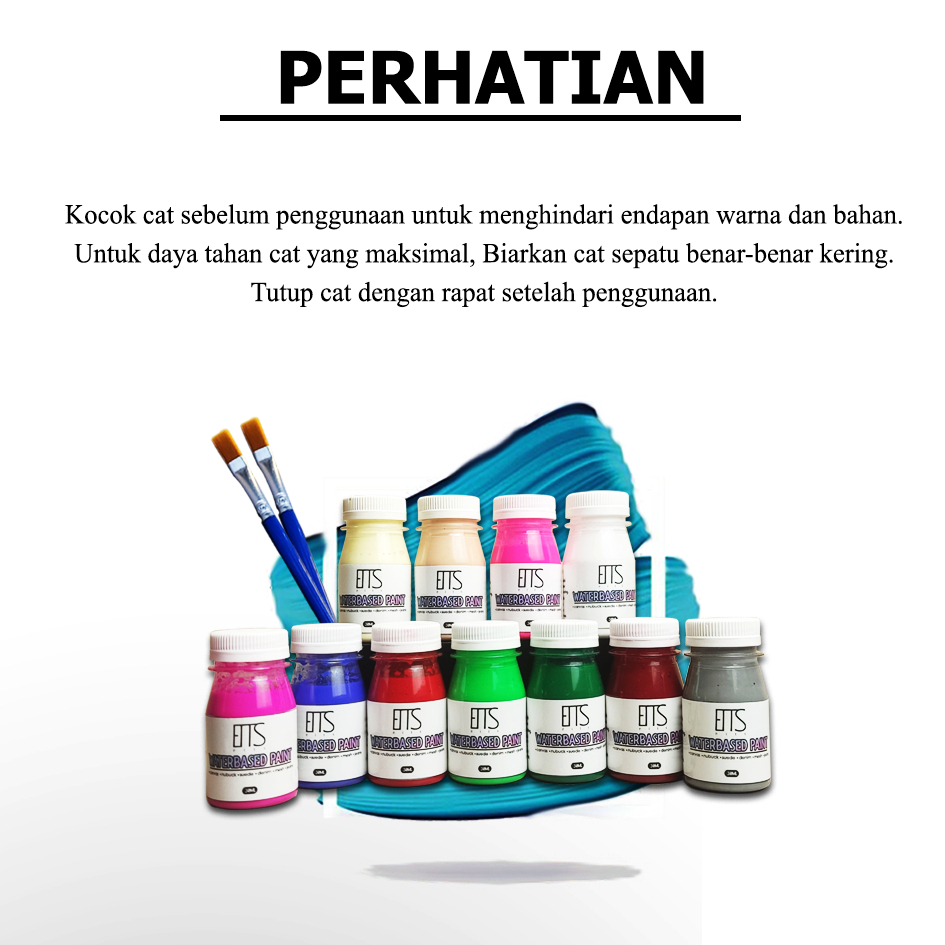Jual Repaint Cat Sepatu Waterbased Paint Tas Topi Canvas Mesh Jeans ...
