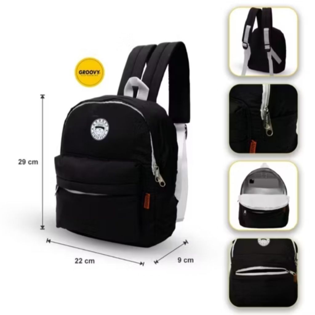 Jual Grovy Tas Ransel Mini Tas Punggung Wanita backpack | Shopee Indonesia