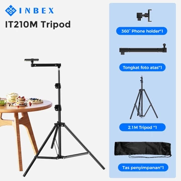 Y INBEX Tripod Hp 210CM Overhead Shooting Portable Light Stand 3 Section For Photo Studio Tools