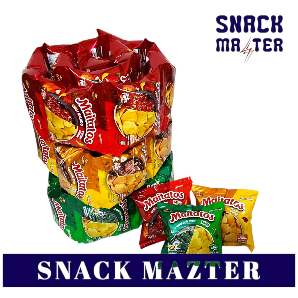 Jual Maitatos Potato Snack RENCENG - Isi 10 bks | Shopee Indonesia