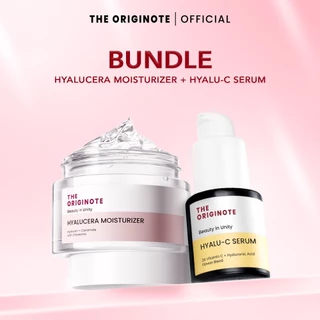 The Originote SPECIAL BUNDLE 2in1 - Serum Moisturizer Glowing Brightening Pelembab Wajah Pencerah Gel Acne Treatment Acne Calming Anti-Aging Peeling Exfoliating Pelembab Wajah Kit Perawatan Kulit Hidrasi