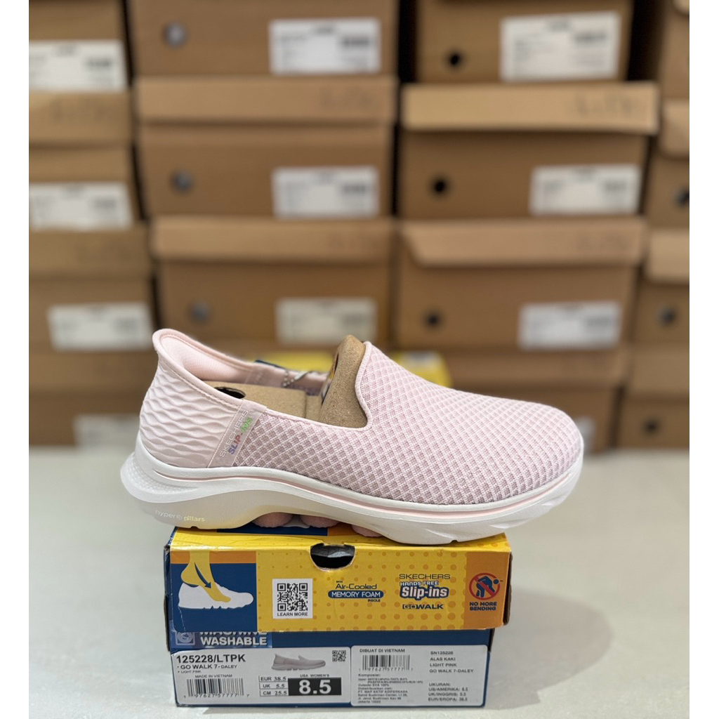 Jual SKECHERS GO WALK 7 125228/LTPK SIZE 37/37,5/38/38,5 | Shopee Indonesia