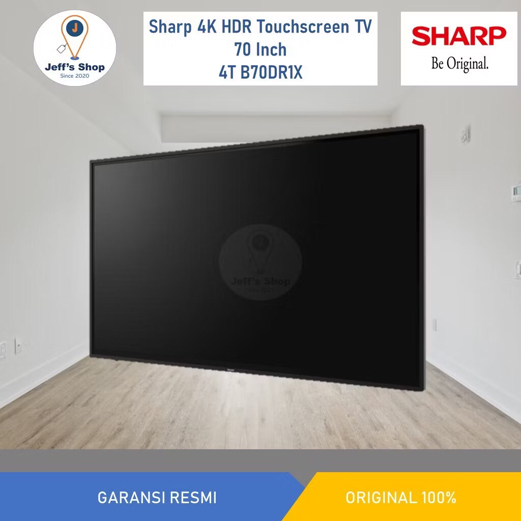 Jual sharp 4K HDR touchscreen tv 70 inc (kwitansi pembayaran) | Shopee ...
