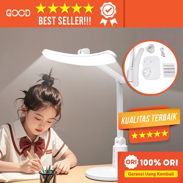 Lampu Meja Anti Mata Lelah Belajar LED Eye Protection - foto 1