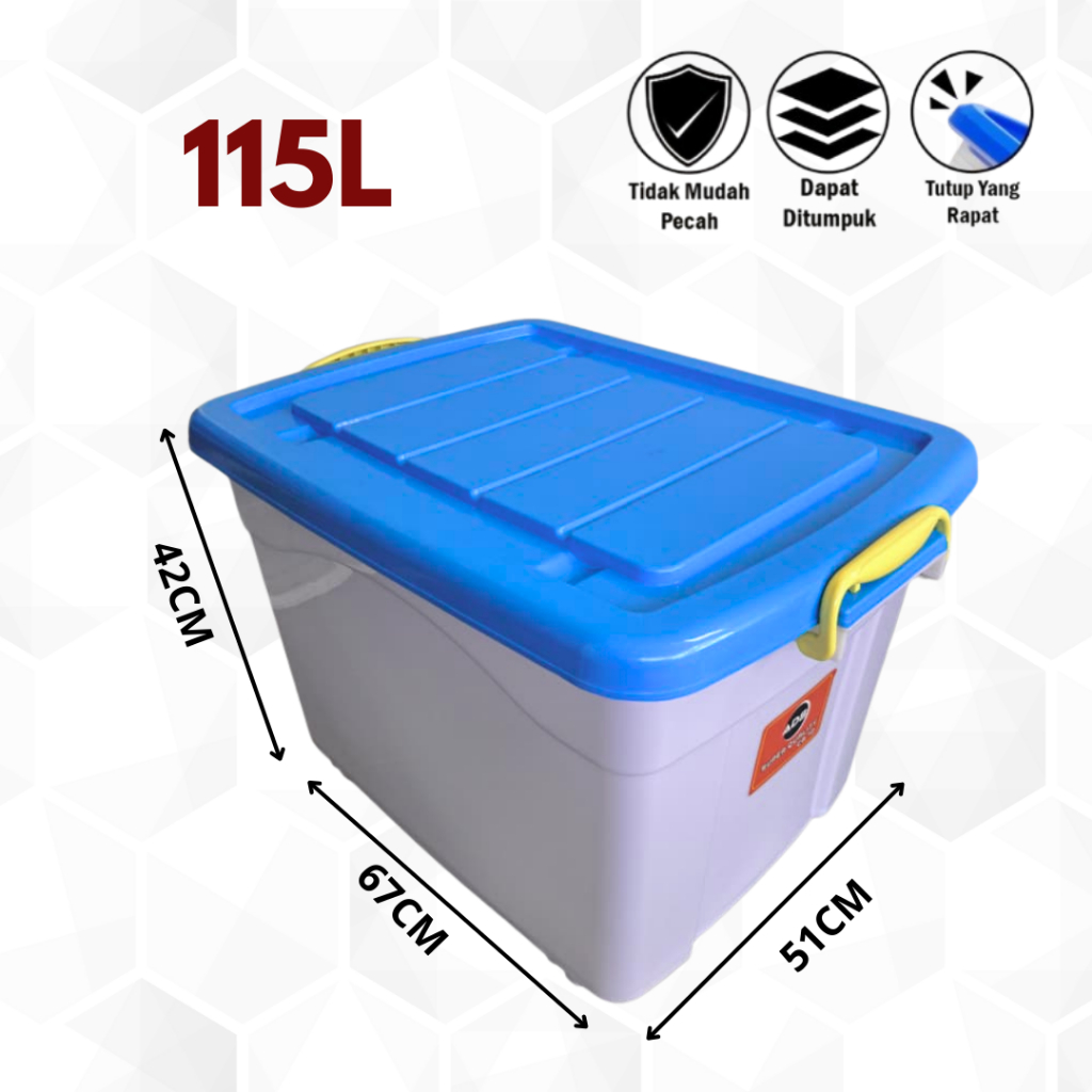Jual Box Container ADS Jumbo Storage Box 115 Liter | Kapasitas Besar ...
