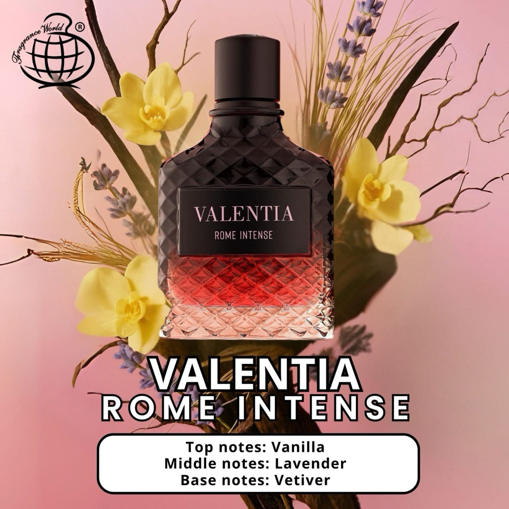 Jual Fragrance World Valentia Rome Intense Extrait De Parfum 100ml For ...