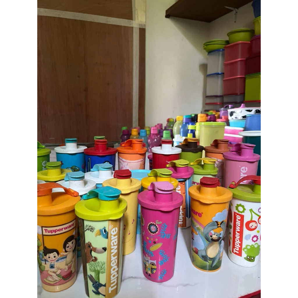Jual Tumbler anak Tupperware second | Shopee Indonesia