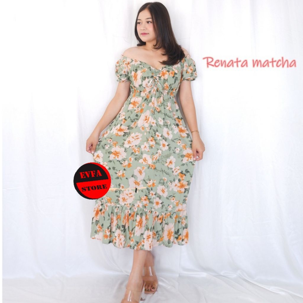 Jual Daster Motif Bunga Warna Matcha (Premium) | Shopee Indonesia