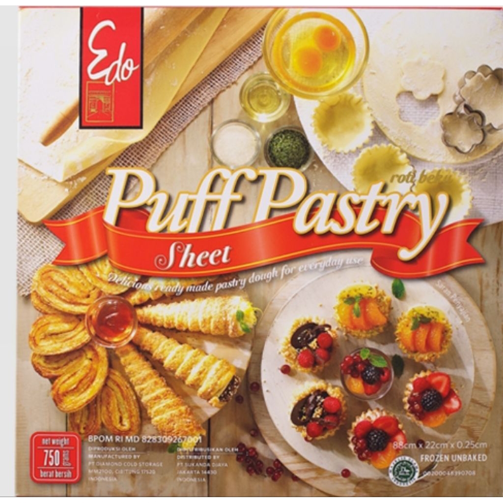 Jual EDO Puff Pastry 750g | Shopee Indonesia