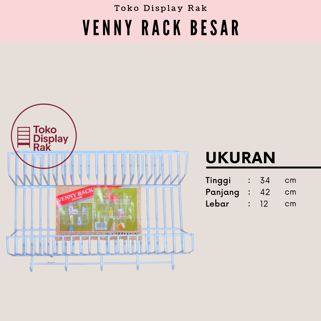 Jual Rak Dapur & Kamar Mandi | Venny Rack Modelline | Tempat Shampoo ...