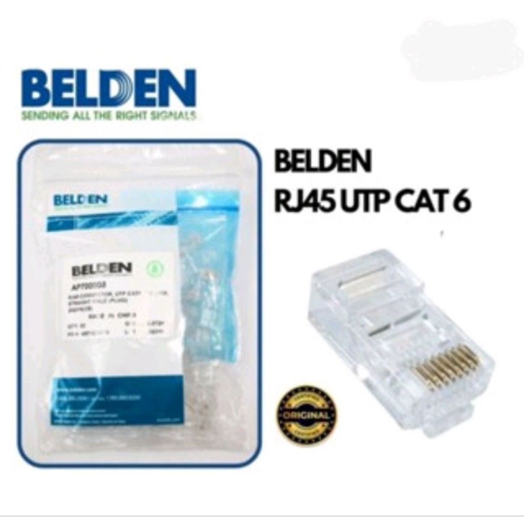 Jual Link konektor rj45 cat6 Belden | Shopee Indonesia