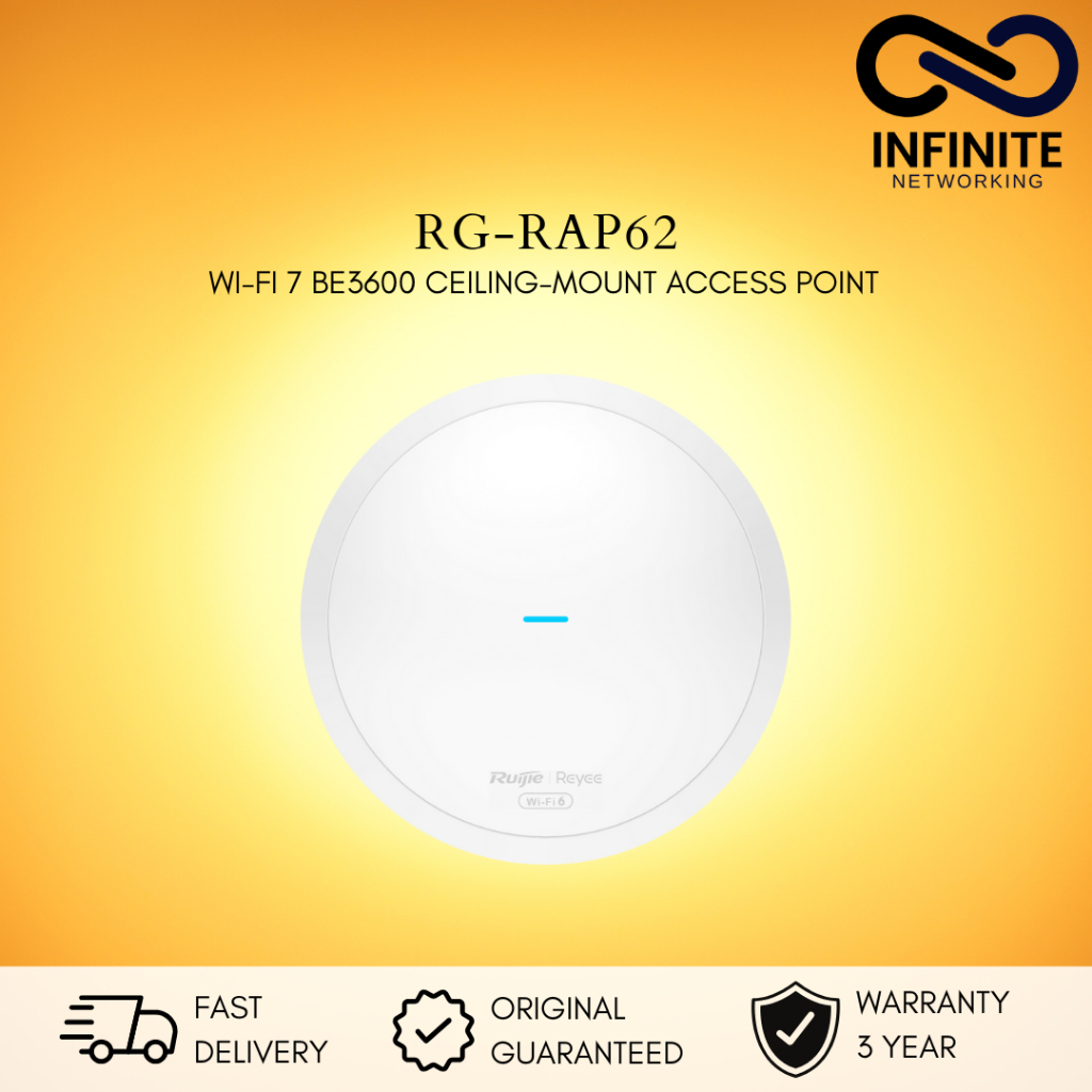 Jual RUIJIE REYEE RG-RAP62 Wi-Fi 6 AX1800 Ceiling-Mount Access Point ...