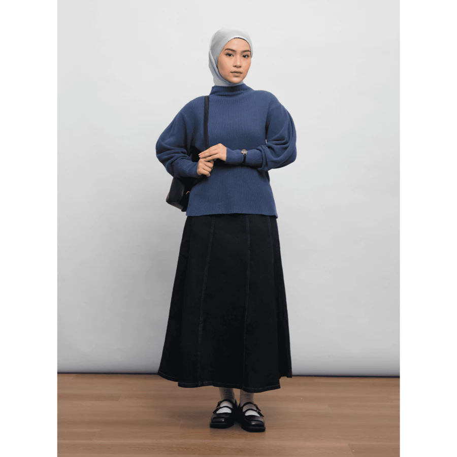 Flare Denim Skirt Rok Jeans