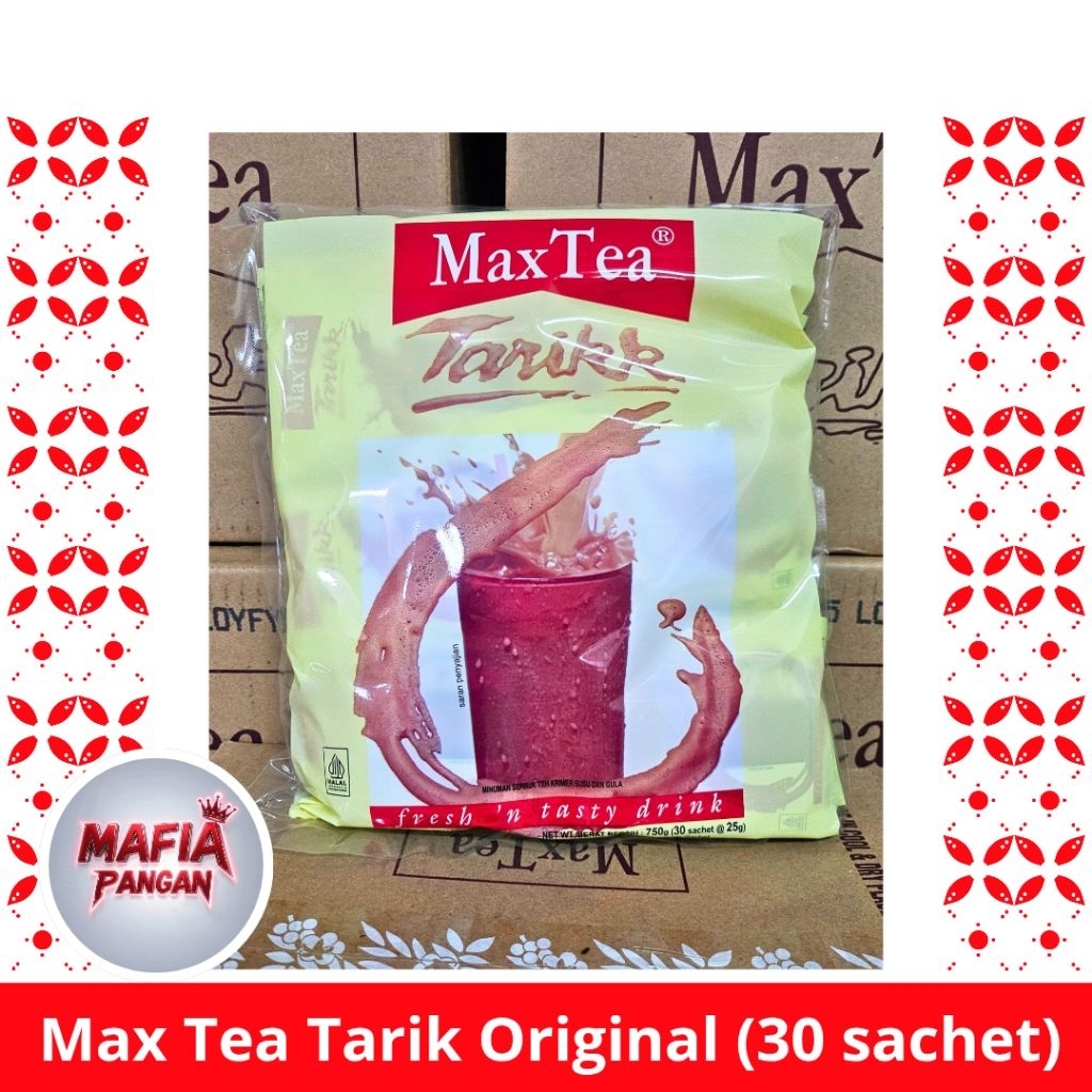 Jual Max Tea Teh Tarik Original 3 renteng / 30 sachet | Shopee Indonesia