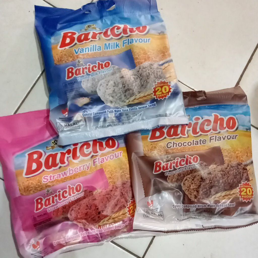 Jual paket bundling 3 pack Baricho sereal (1 pack isi 20pcs) | Shopee ...