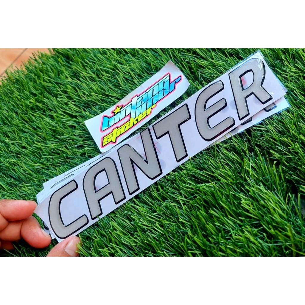 Jual STICKER CANTER STIKER TIMBUL RESIN LENTUR | Shopee Indonesia