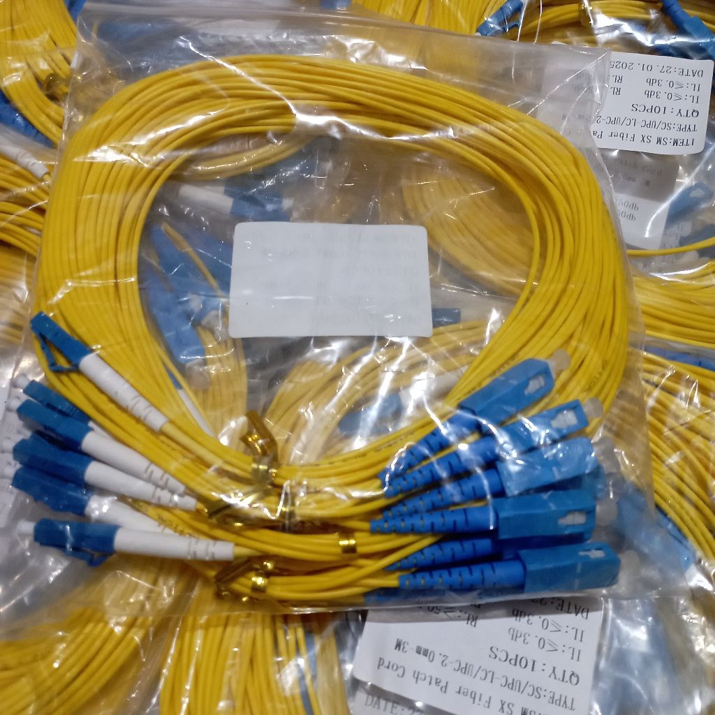 Jual pathcore sc to lc simplex sc upc 2 mm 3 meter | Shopee Indonesia